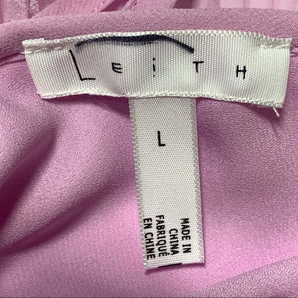 Leith Knife Pleat V- Neck Ruffle Sleeveless Maxi Dress - Picture 11 of 13